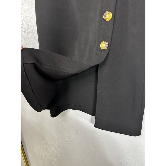 Mango Button Black Skirt Size XS - Picture 6 of 7